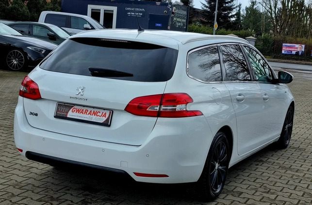 Peugeot 308 cena 27900 przebieg: 214000, rok produkcji 2015 z Opalenica małe 211